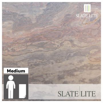 Slate-Lite Molto Rosa Stone Veneer